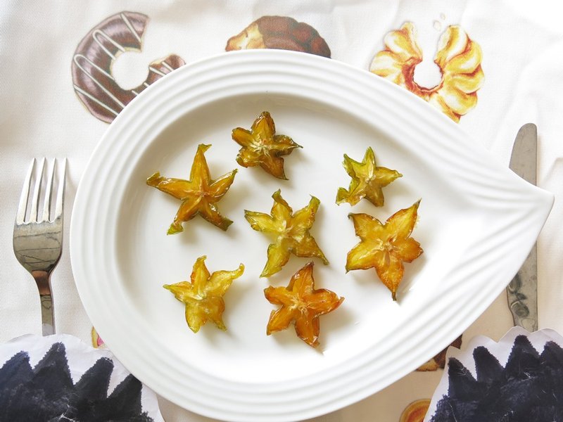 幸福果铺-手工星星杨桃干幸福包 - 水果干 - 新鲜食材 橘色