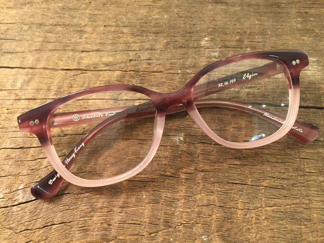 Absolute Vintage - 伊利近街(Elgin Street) 方型幼框板材眼镜 - Red 红色 - 眼镜/眼镜框 - 塑料 
