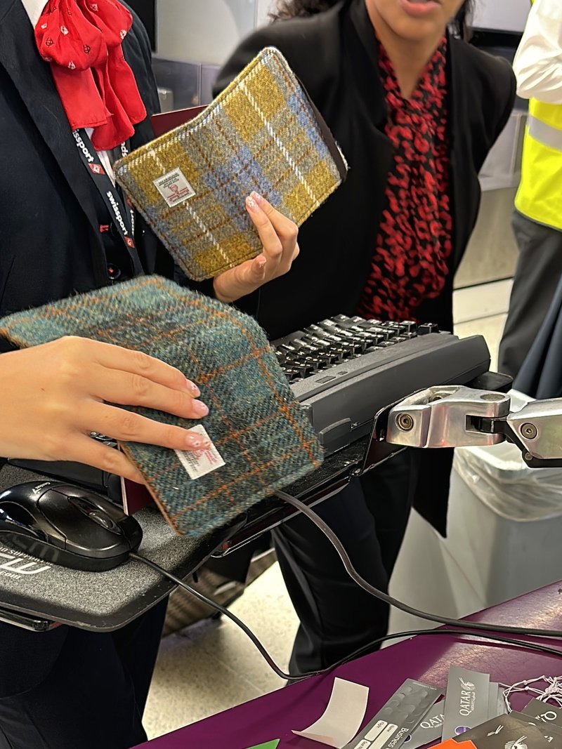 harris tweed哈里斯手工护照夹旅行多功能随身便携机票证件包卡包 - 护照夹/护照套 - 羊毛 