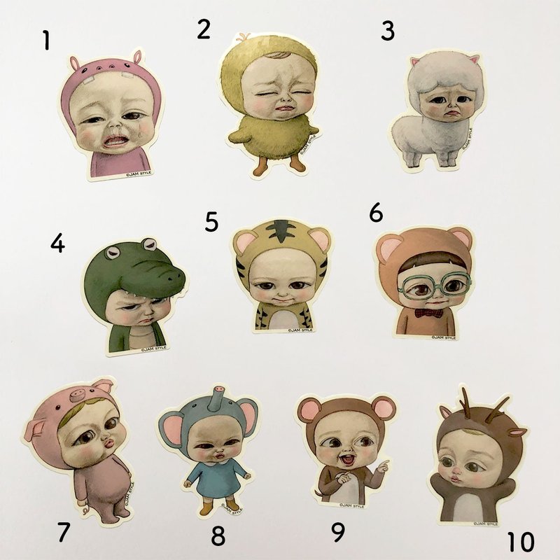 小贴纸 / We are all alive series - 贴纸 - 其他材质 白色