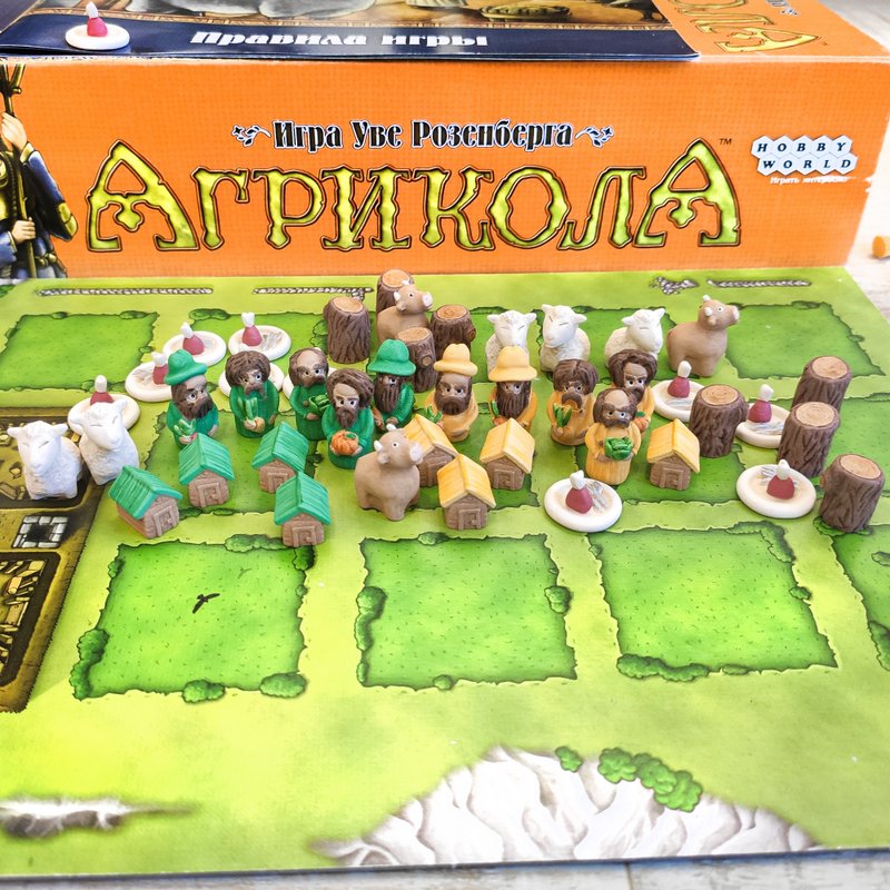 与 Agricola 兼容的豪华资源代币.适用于 5 和 6 名玩家的扩展。 - 桌游/玩具 - 其他材质 