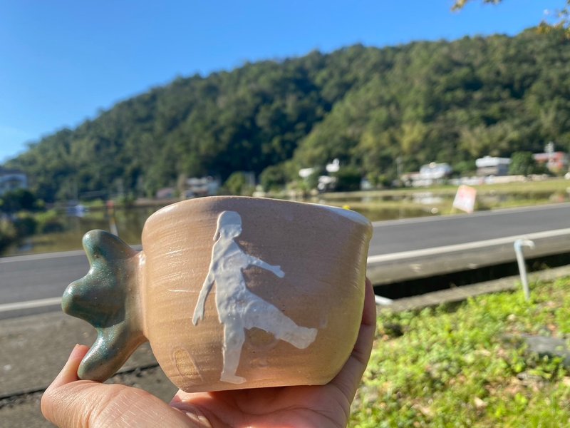 杯-KEEP WALKING杯 - 盘子/餐盘/盘架 - 陶 