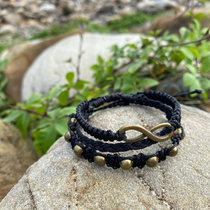 蜡线冲浪手环脚环 - 暗礁 - 手链/手环 - 棉．麻 