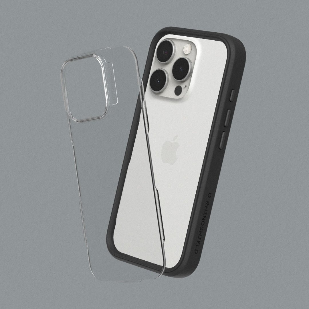 Mod NX边框背盖两用手机壳/黑 for iPhone 16系列 - 手机壳/手机套 - 塑料 黑色
