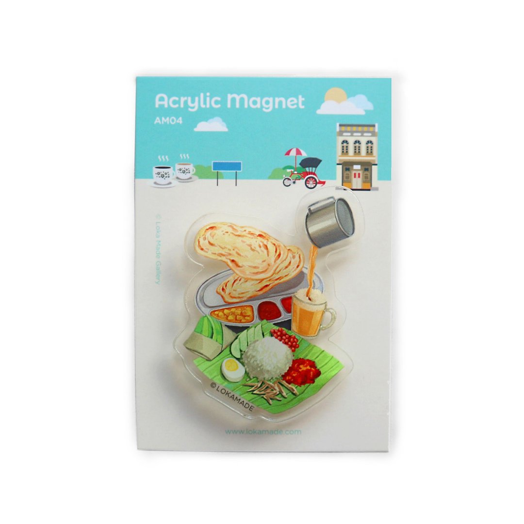 档的饮食文化压克力磁铁 AM04 - 冰箱贴/磁贴 - 压克力 
