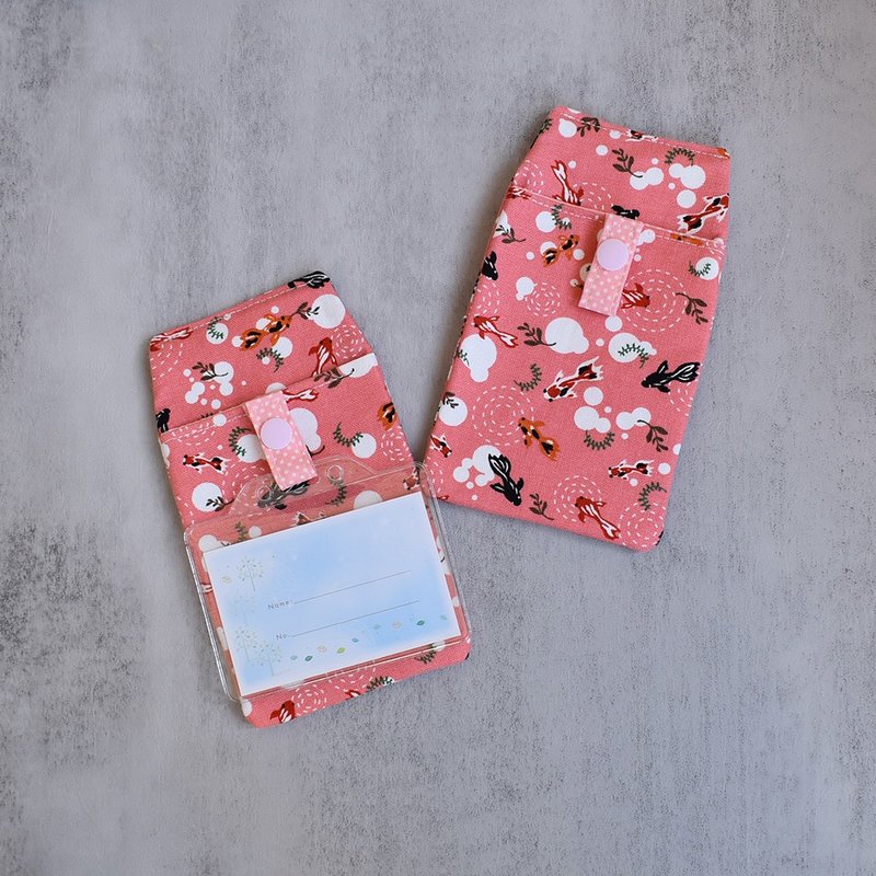 口袋型医师袍笔袋_小金鱼 - 铅笔盒/笔袋 - 棉．麻 粉红色