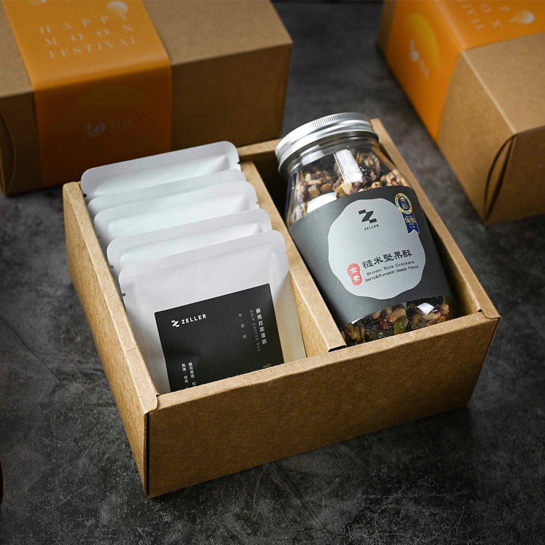 ZELLER 宅乐X粗味 中秋联名礼盒 中秋节 零食 送礼 伴手 - 咖啡 - 其他材质 