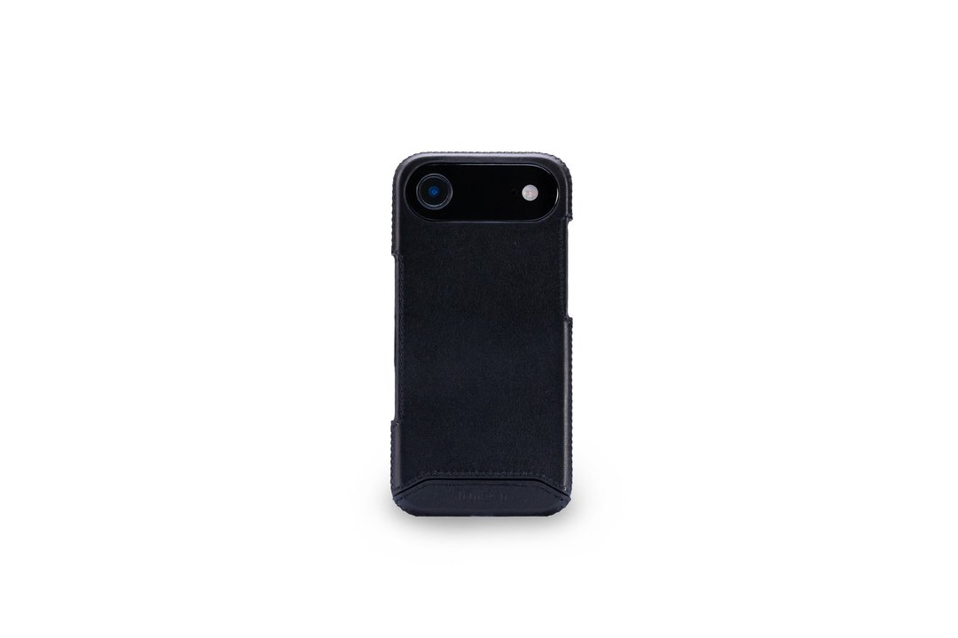 iPhone 17 Air 经典系列-磁吸手机皮套-碳黑 - 手机壳/手机套 - 真皮 黑色