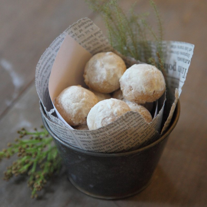 微笑雪球饼干 handmade・vegan - 手工饼干 - 新鲜食材 绿色