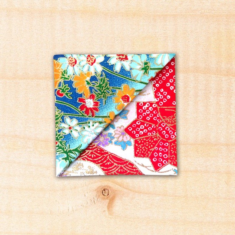 花角-精致手工和纸书签-书签-bookmark#003 - 书签 - 纸 红色