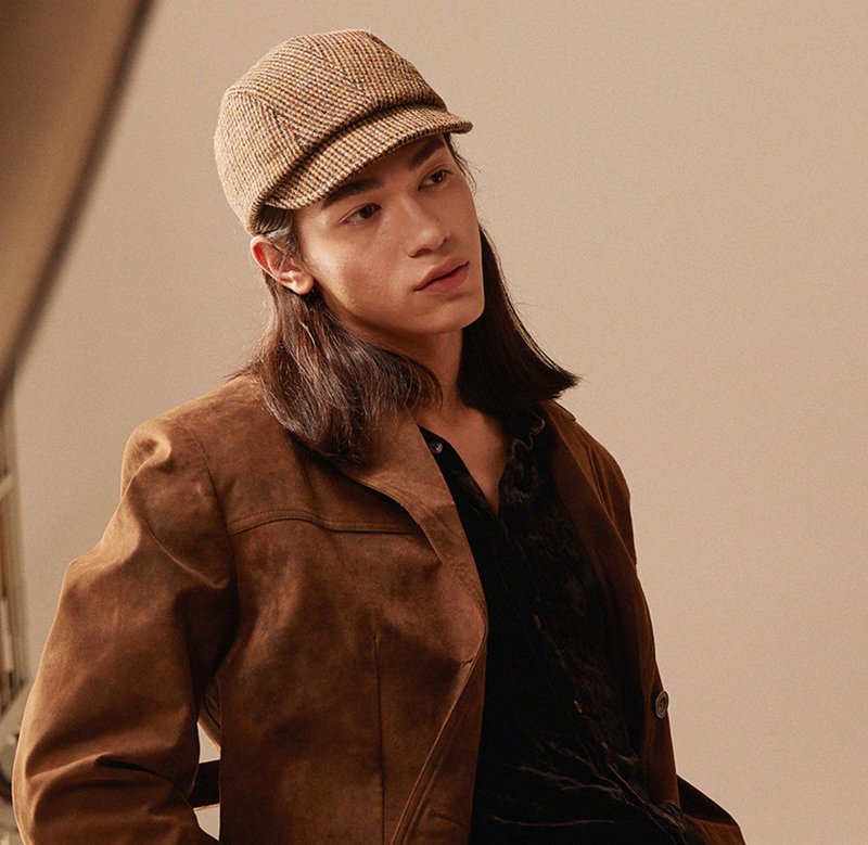 【限量码头】复古简约/基础中性/短檐鸭舌帽 - 帽子 - 羊毛 多色