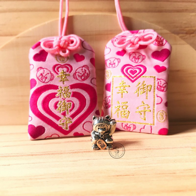 2019新年-玛雷招财猫/熊 SBB-20190101S -B (+9K金) - 手链/手环 - 其他金属 银色