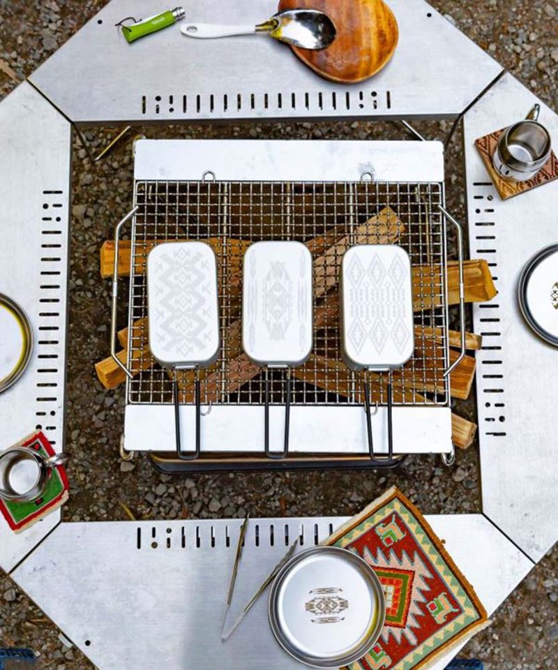 【热门预购】民族风图腾铝合金露营饭盒 CMTP12A4 - 露营用品 - 铝合金 