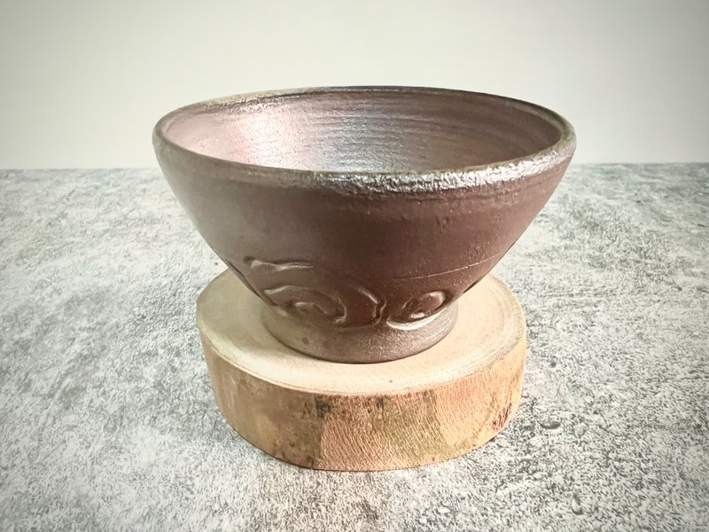 云纹柴烧茶杯 - 茶具/茶杯 - 陶 