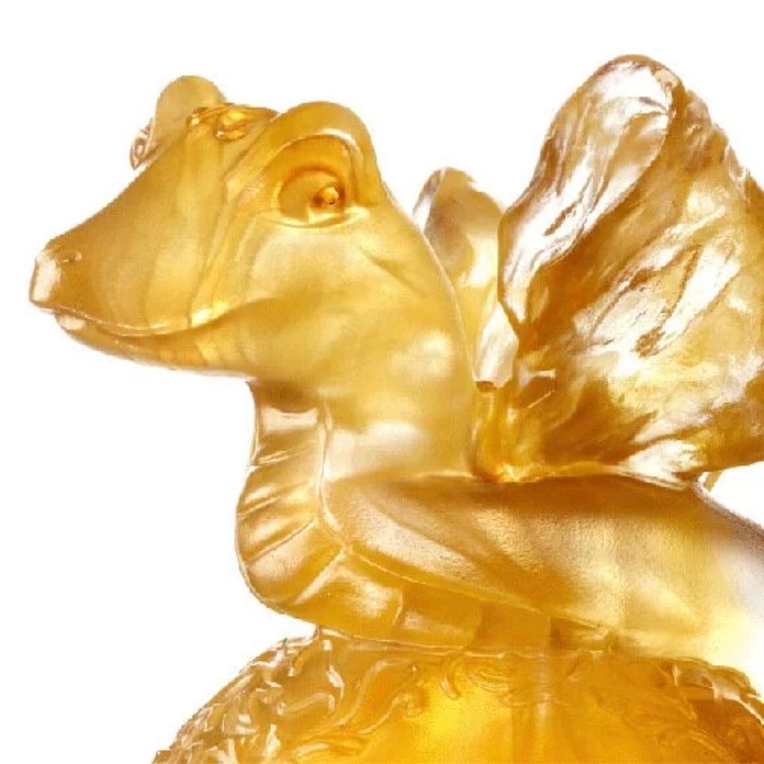 琉璃工房 LIULI 一动定江山 喜运来 - 摆饰 - 琉璃 蓝色
