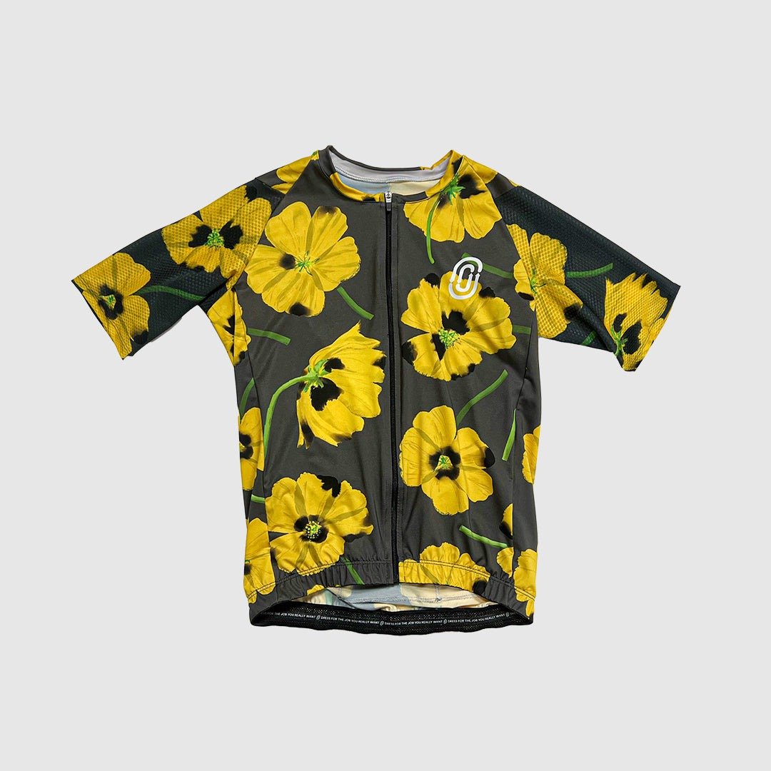 【Ostroy】YELLOW POPPIES WOMEN'S JERSEY_短袖车衣_女 - 自行车/周边 - 聚酯纤维 