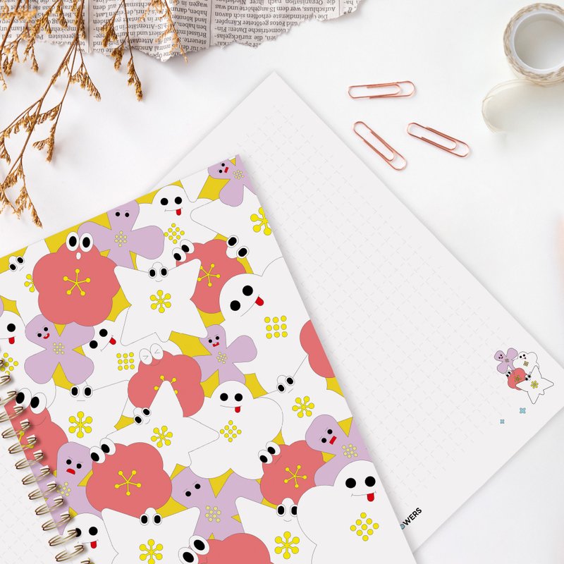 岛语花香丨线圈笔记本 / 记事本 / 手帐 A5 横线 – 心花怒FUN - 笔记本/手帐 - 纸 
