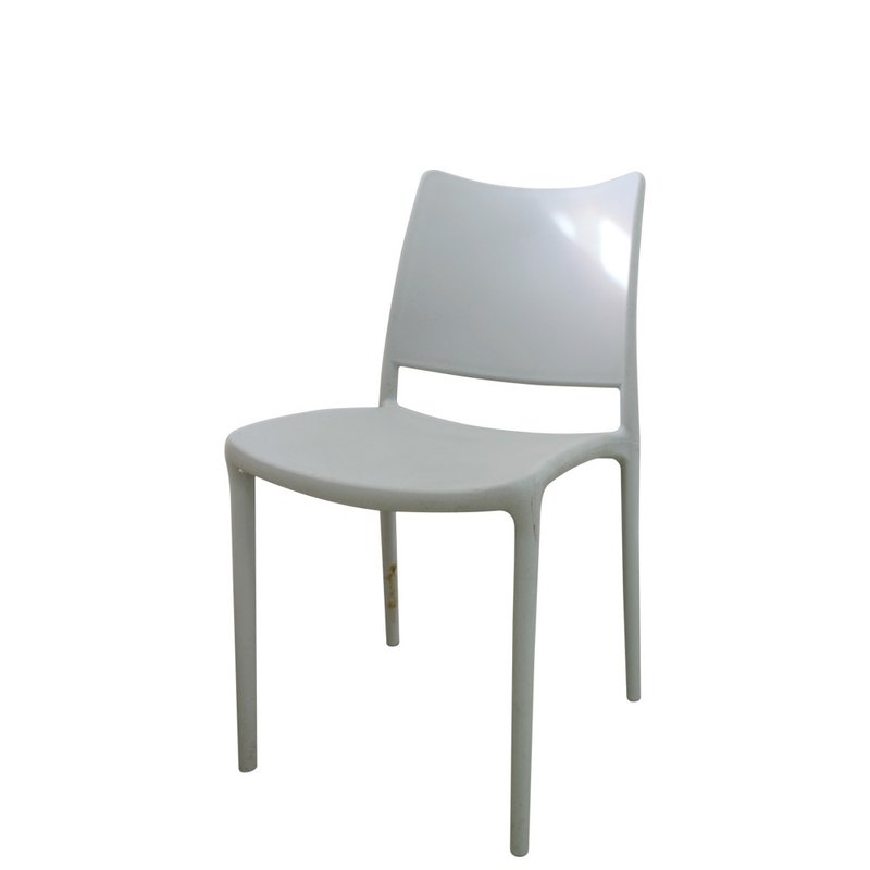 展示品出清 / 328 浅灰色塑胶椅 - 椅子/沙发 - 塑料 灰色