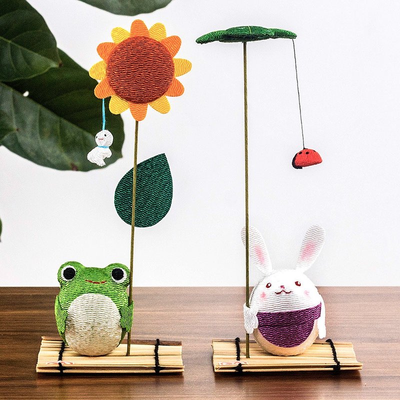 日本进口汽车桌面摆件京都龙虎作可爱萌猫咪兔子青蛙生日女友礼物 - 摆饰 - 其他材质 