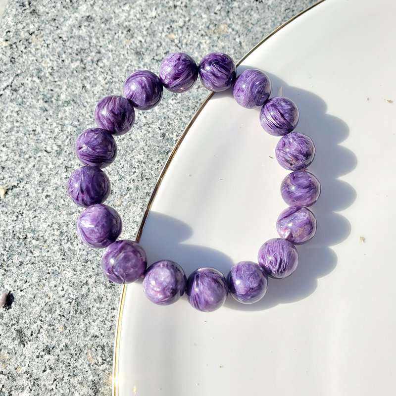 紫龙晶10mm手链 - 手链/手环 - 水晶 