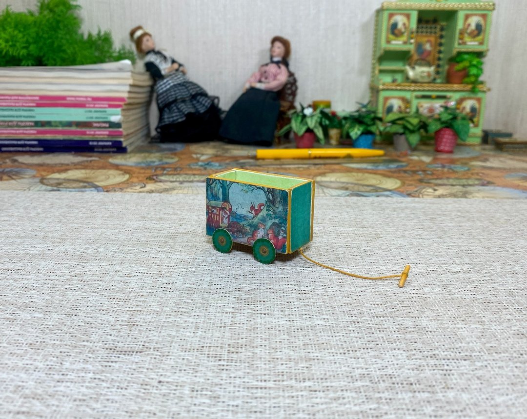 教程。娃娃车。微型玩具屋。娃娃的配件。两种尺寸。 - 其他数码设计 - 其他材质 