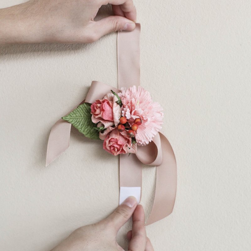 Bridesmaid Bracelet | Wild things, Aplicot - 木工/竹艺/纸艺 - 纸 橘色