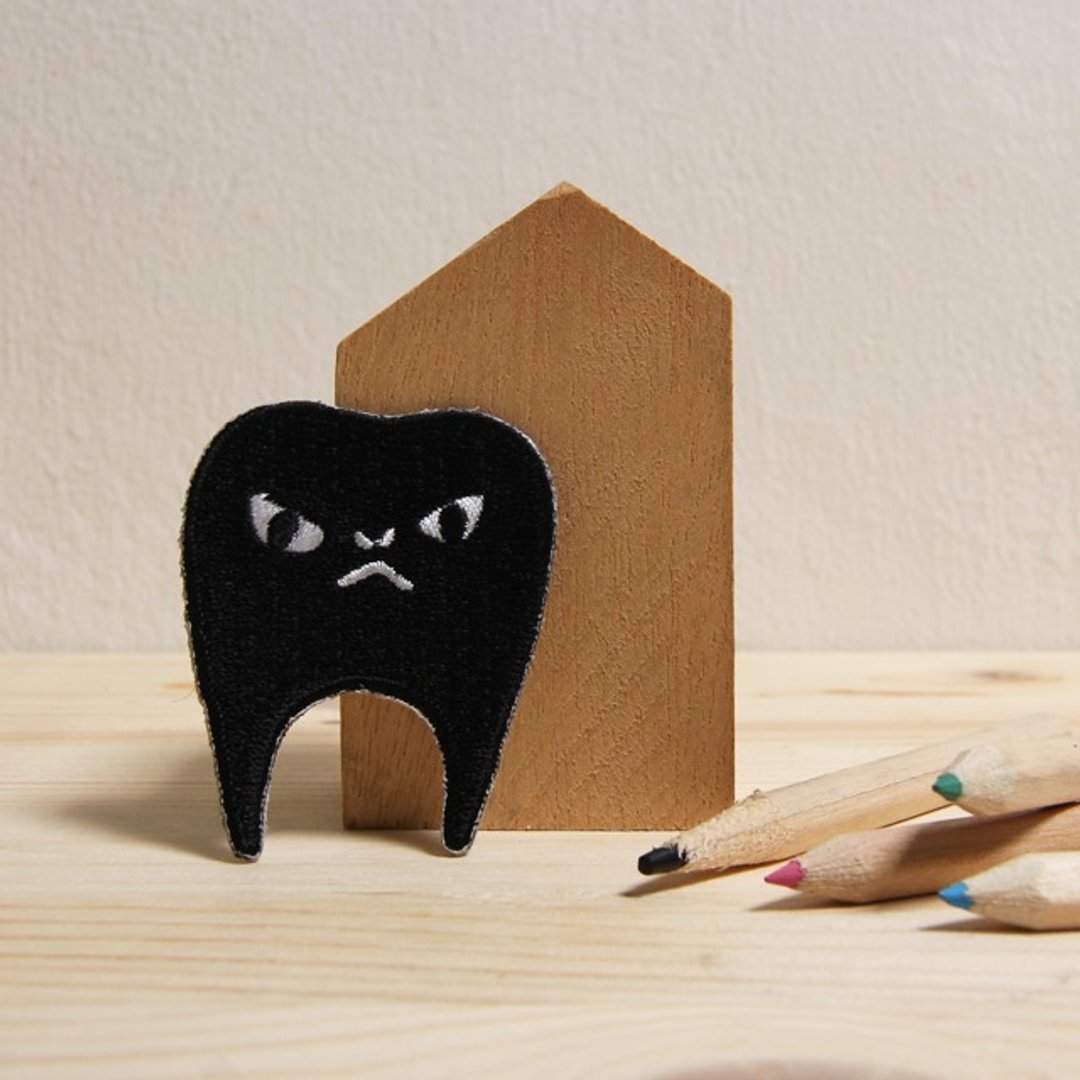 刺繡片/嘿呀先生 許匡匡 X 好我 so that's me 聯名插畫 - 其他 - 塑料 黑色