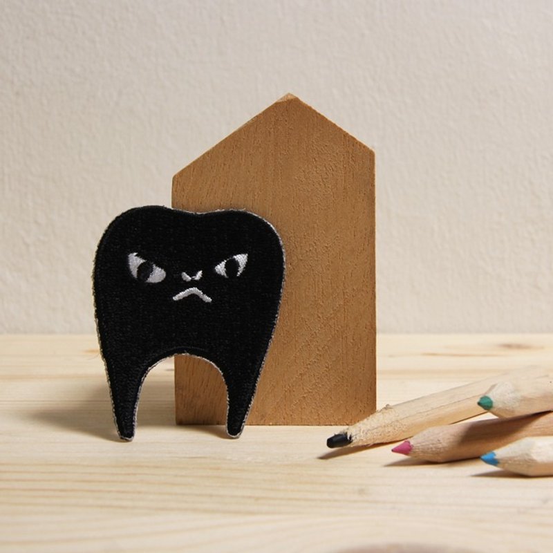 刺繡片/嘿呀先生 許匡匡 X 好我 so that's me 聯名插畫 - 其他 - 塑料 黑色