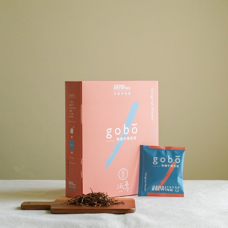 【拾间X大力蔘牛蒡】有机牛蒡煎茶－12包/盒－屏东归来 - 茶 - 其他材质 