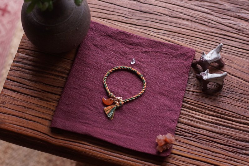 春祭信物 · 手之绊 勾玉【雁音】─ 4月 队长选色 - 手链/手环 - 宝石 绿色