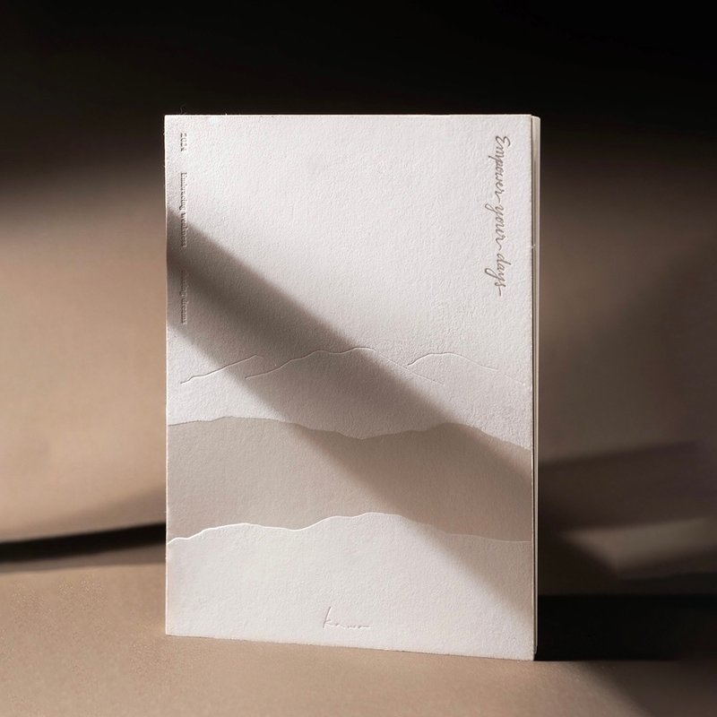 【加开预购】2024手帐本 | Empower your days・使日子有力量 - 笔记本/手帐 - 纸 白色