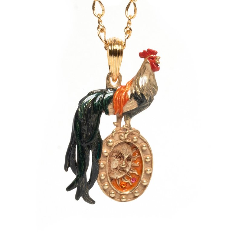 Sol NE475 上的公鸡 - 项链 - 其他金属 橘色