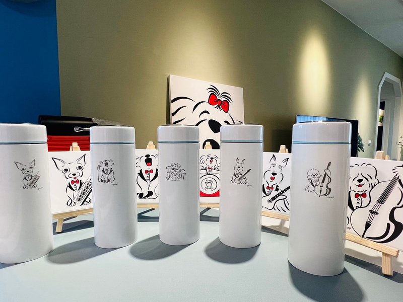 Q Family 陶瓷保温杯 - 随行杯 275ml - 保温瓶/保温杯 - 陶 白色