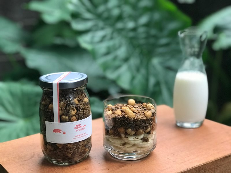 咖啡榛果燕麦片coffee and hazelnut granola - 谷物麦片 - 新鲜食材 咖啡色