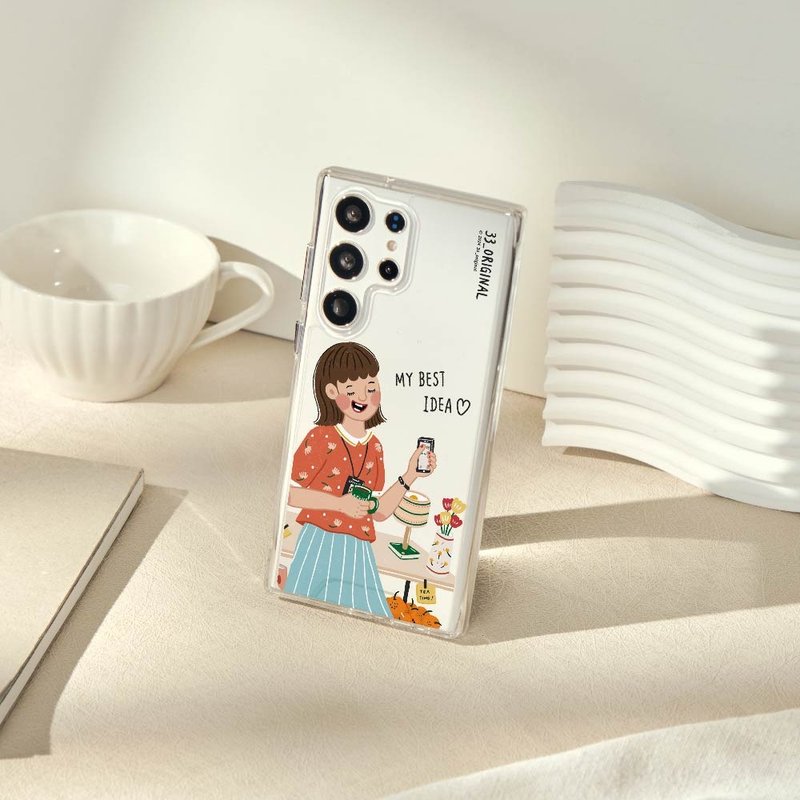 33 original有个好点子防摔透明SAMSUNG手机壳 - 手机壳/手机套 - 塑料 透明