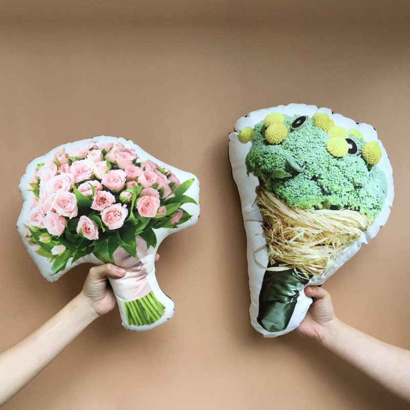 福袋 ∣ 捧花抱枕2入(任选款式)    情人节礼物 - 干燥花/捧花 - 其他材质 