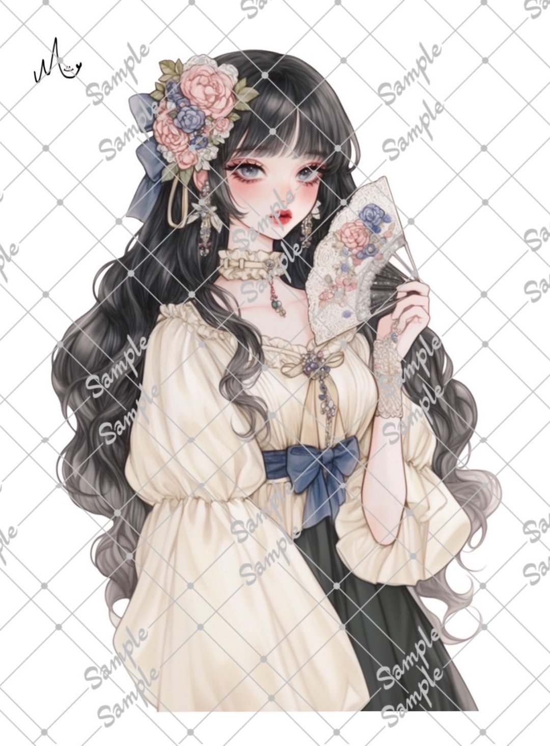 原创人物贴纸 8月新品 - 贴纸 - 纸 