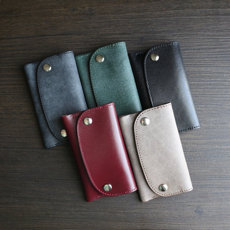 Card case Cyrus Cyrus - 皮夹/钱包 - 真皮 红色