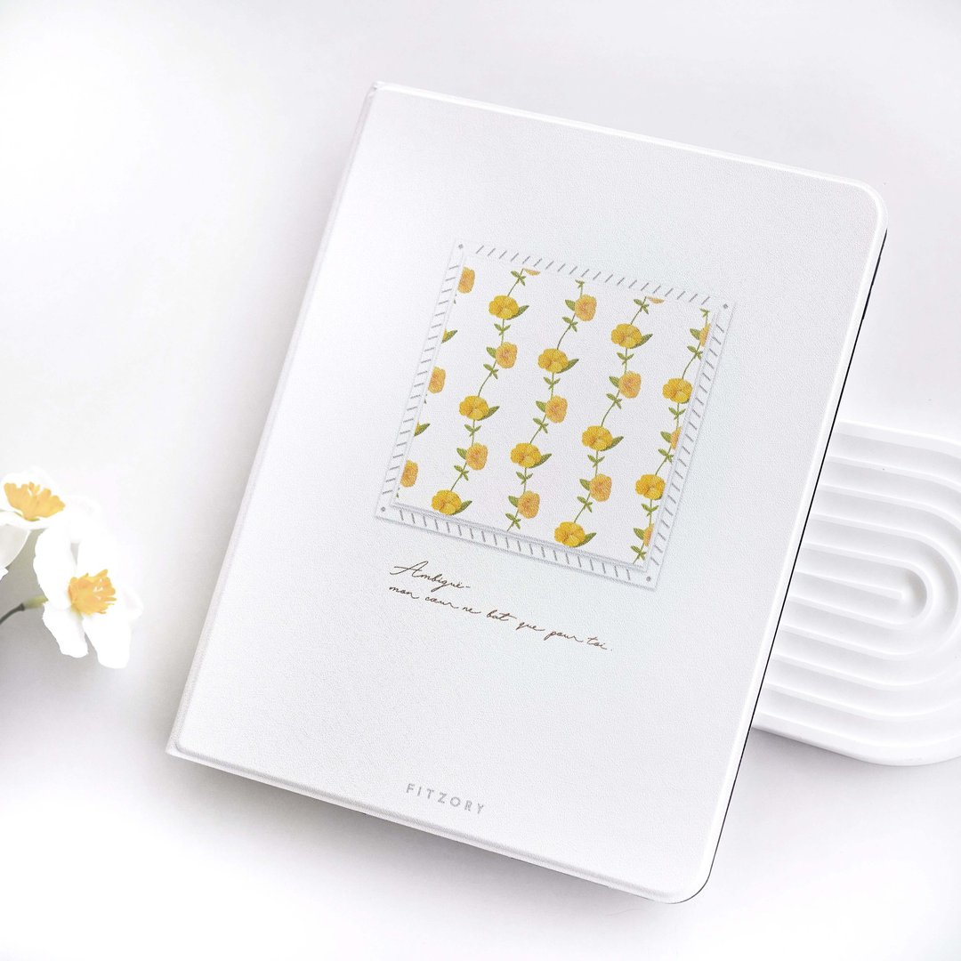 【FITZORY】窗花系列 -Hibiscus rosa | iPad壳 - 平板/电脑保护壳 - 塑料 橘色