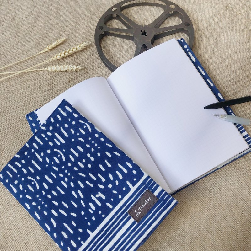 盖染 / 印染布笔记本 大款－波光 - 笔记本/手帐 - 棉．麻 多色