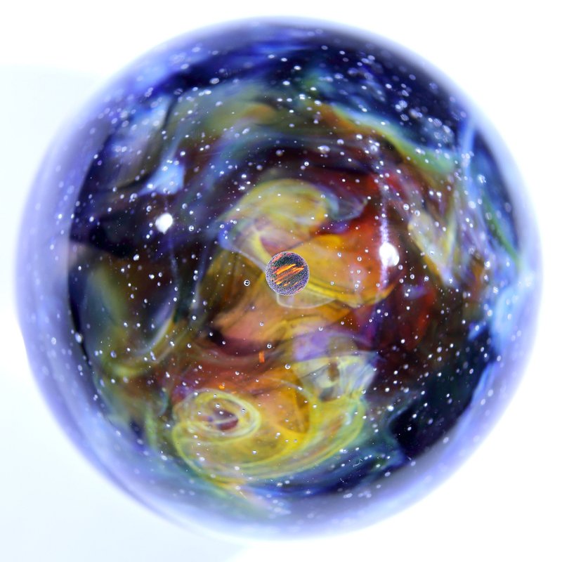 45mm 宇宙玻璃球摆设 no.M145 - 摆饰 - 玻璃 红色