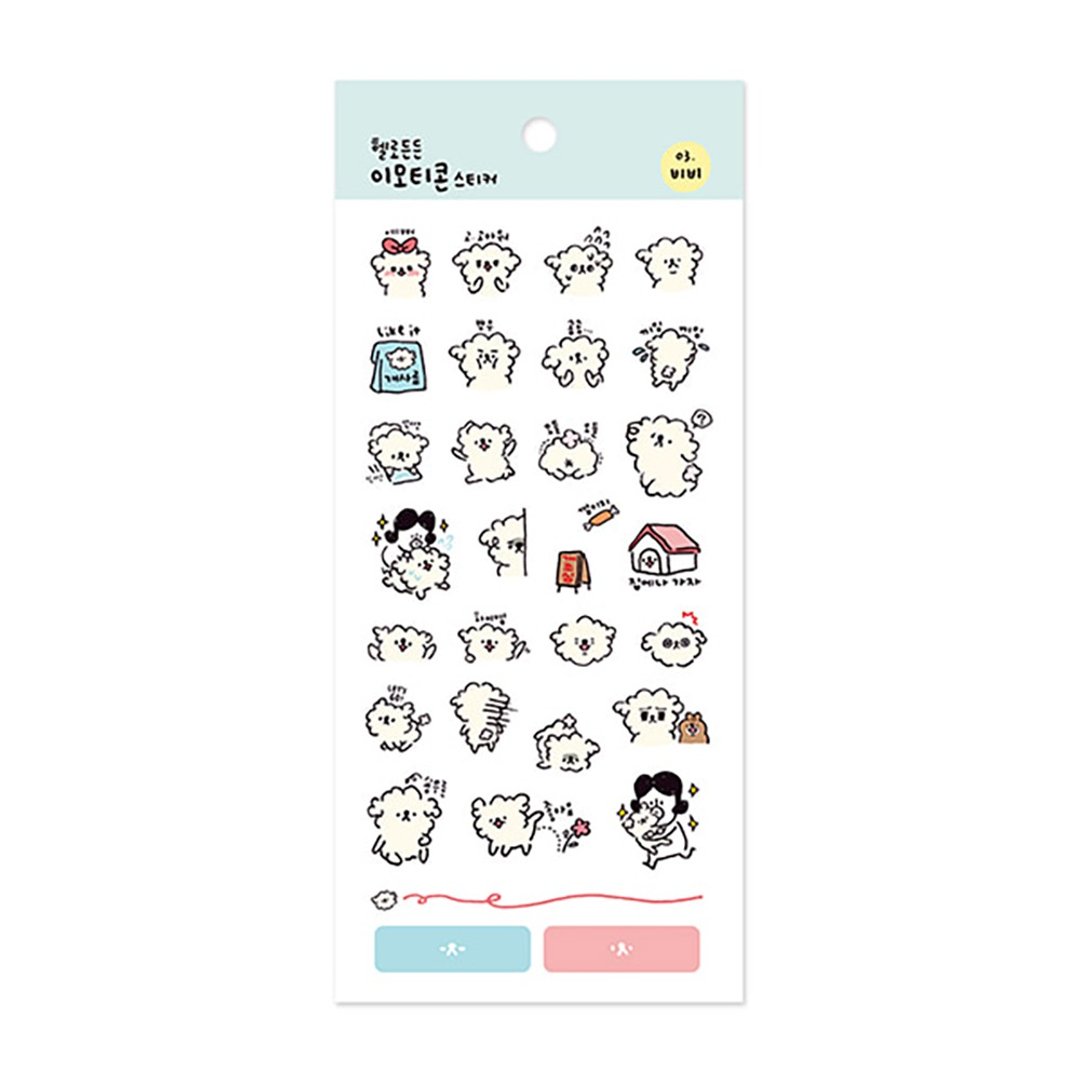 啰登登系列  表情贴纸  03.BiBi - 贴纸 - 其他材质 