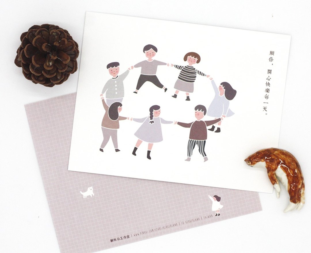 明信片-Happy Everyday - 卡片/明信片 - 纸 多色
