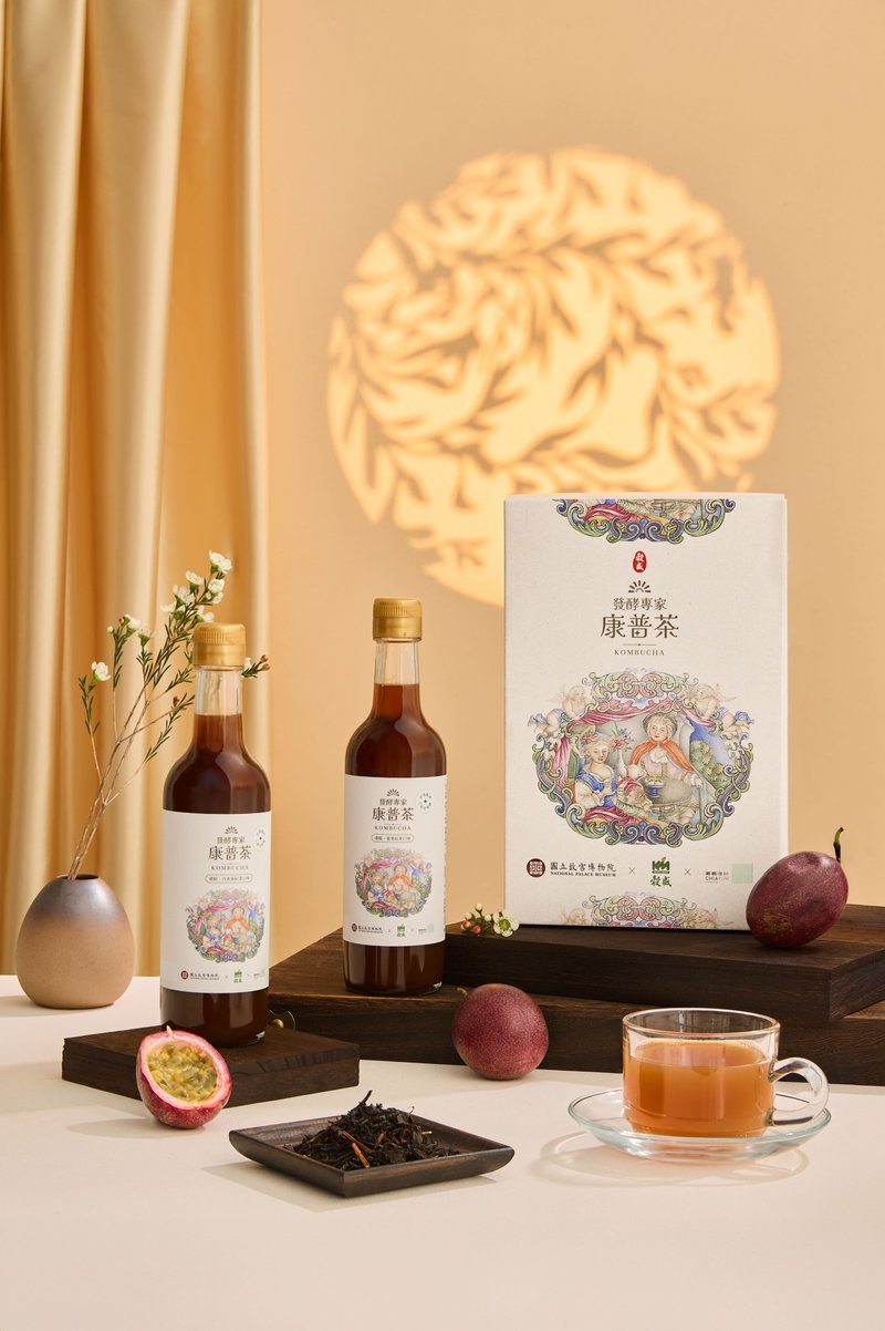 康普茶礼盒_故宫联名款 - 茶 - 其他材质 白色