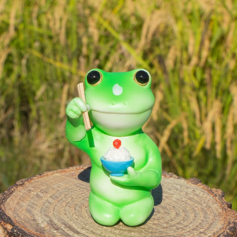 青蛙吃米的幸运符 - 其他 - 塑料 绿色