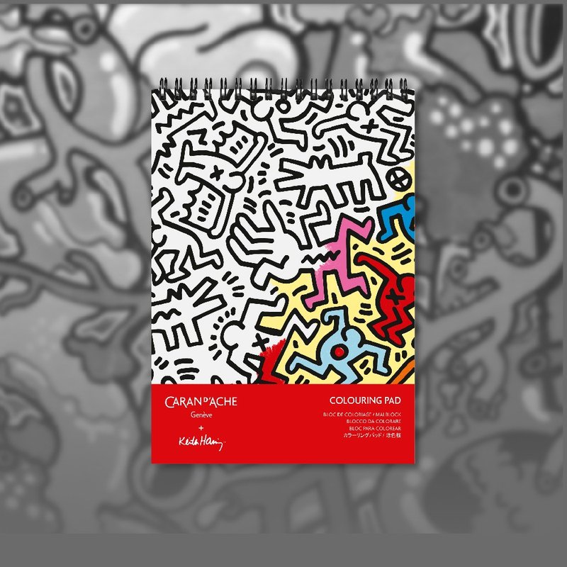 KEITH HARING  卡塔尔 经典图腾 着色本 - 笔记本/手帐 - 纸 多色