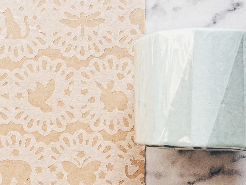 ANI-LACE 镂空的动物蕾丝纸胶带 by Leeo - 纸胶带 - 纸 白色