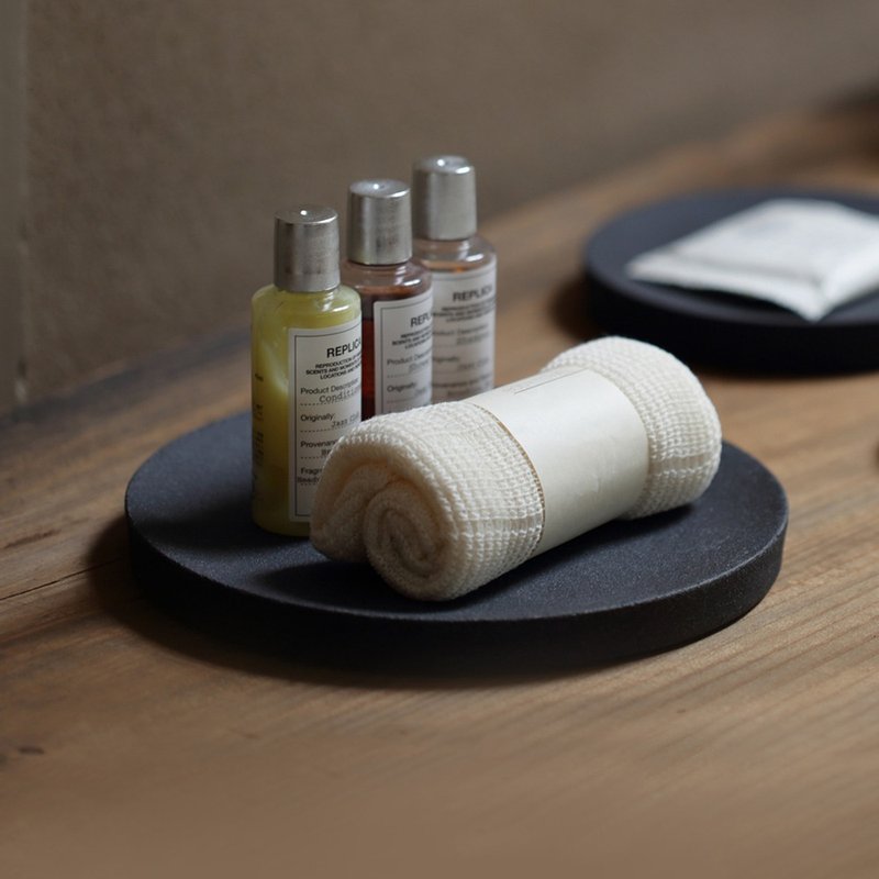 【日本ideaco】砂岩圆形置物托盘-L-多色可选 - 其他 - 石头 多色