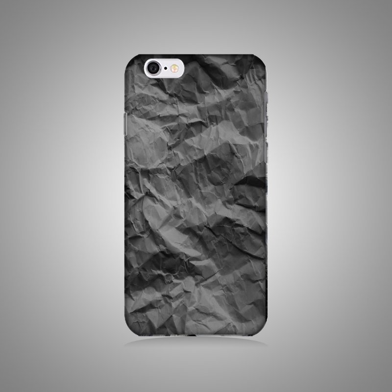 空壳系列－ 黑色皱纸 原创手机壳/保护套 (硬壳)  - 其他 - 塑料 