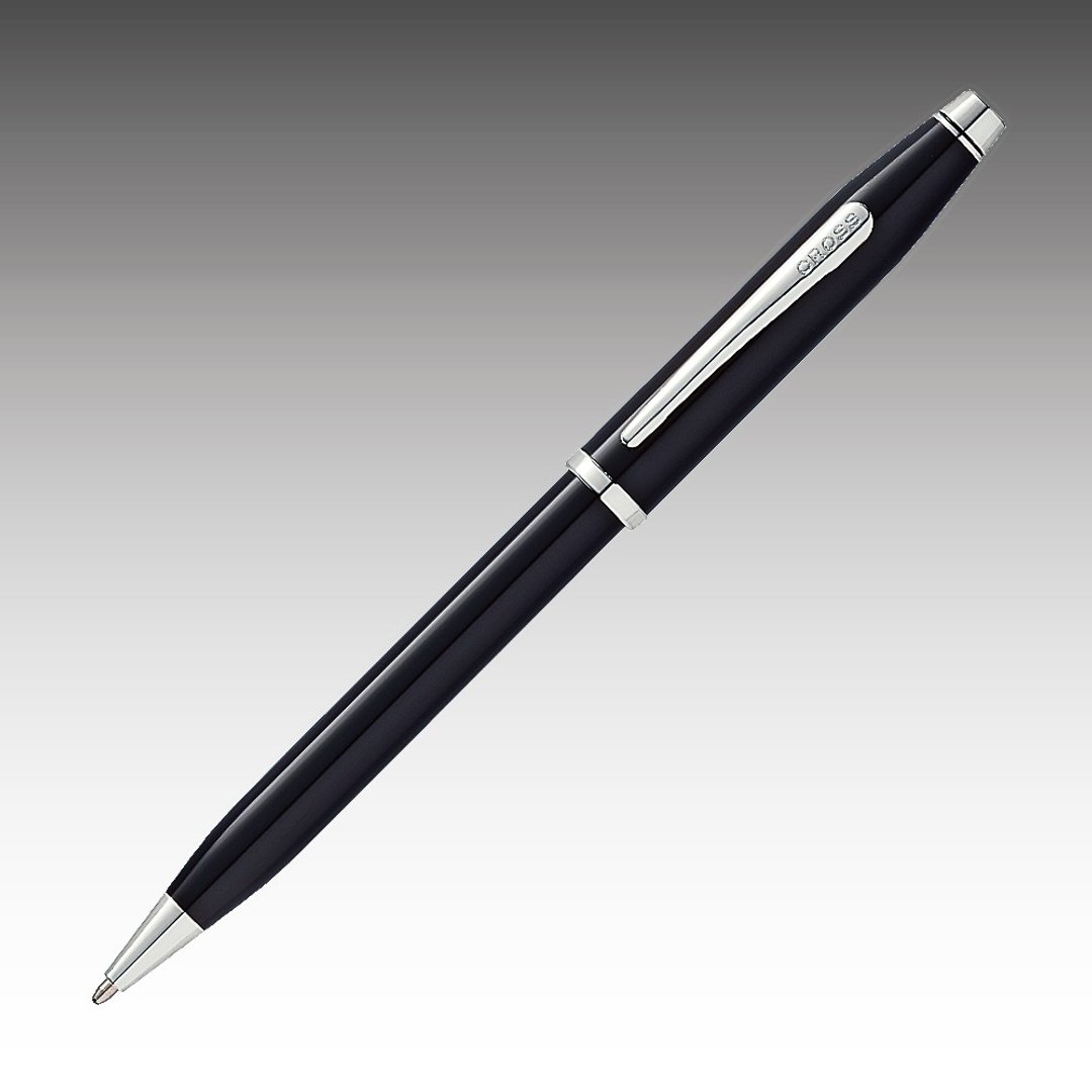 CROSS Century II新世纪黑亮漆原子笔免费刻字  (原厂正货) - 圆珠笔/中性笔 - 其他金属 黑色